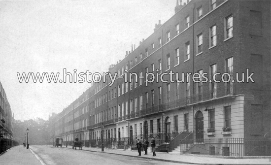 Upper Bedford Place, Bloomsbury, London. c.1907.
